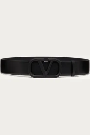 VALENTINO GARAVANI VLOGO SIGNATURE BELT IN GLOSSY CALFSKIN 40MM Woman 065