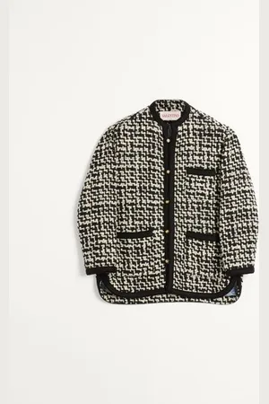 VALENTINO WOOL TWEED SHIRT JACKET Man 44