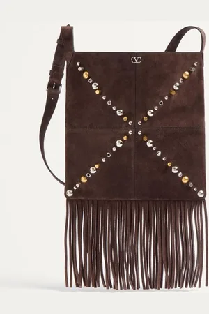 VALENTINO GARAVANI GARAVANI NELLC??TE SUEDE SHOULDER BAG WITH FRINGES Man UNI