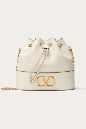 VALENTINO GARAVANI MINI BUCKET BAG IN NAPPA WITH VLOGO SIGNATURE CHAIN Woman UNI
