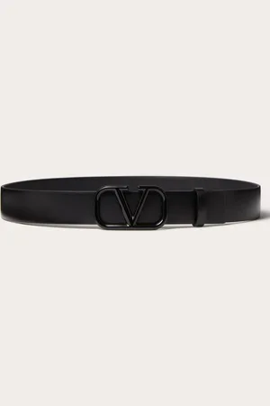 VALENTINO GARAVANI VLOGO SIGNATURE BELT IN SHINY CALFSKIN 30MM Woman 065