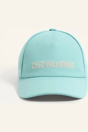 VALENTINO GARAVANI CHEZ COTTON BASEBALL CAP Woman 55