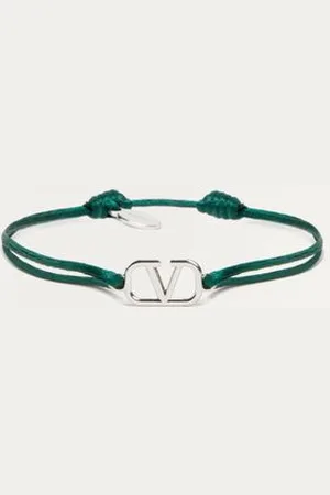 VALENTINO GARAVANI VLOGO SIGNATURE COTTON BRACELET Man UNI