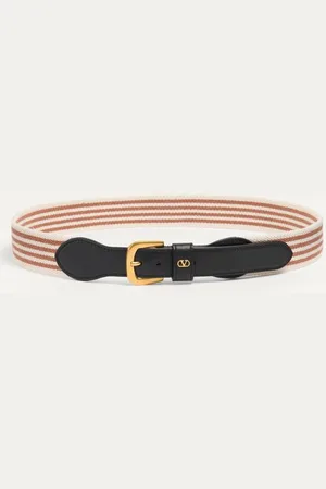 VALENTINO GARAVANI VLOGO SIGNATURE CALFSKIN BELT 35 MM Man 085