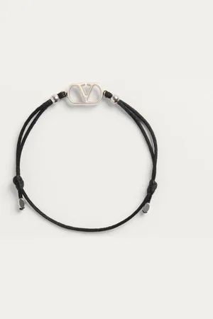 VALENTINO GARAVANI VLOGO SIGNATURE COTTON BRACELET Man UNI
