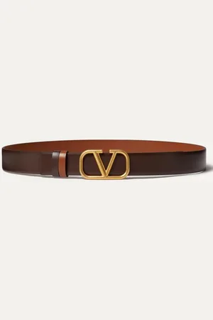 VALENTINO GARAVANI VLOGO SIGNATURE REVERSIBLE CALFSKIN BELT 30 MM Man 090