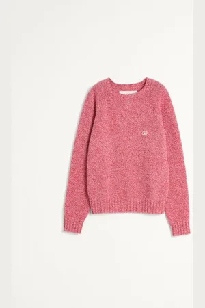 VALENTINO CREWNECK WOOL JUMPER WITH VLOGO EMBROIDERY Man 3XL