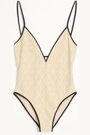 VALENTINO TOUTE LA V JACQUARD SWIMSUIT Woman L