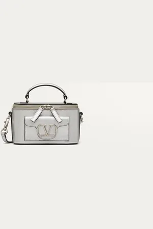 VALENTINO GARAVANI MINI GARAVANI LOC?? HANDBAG IN METALLIC CALFSKIN Woman UNI