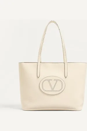 VALENTINO GARAVANI GARAVANI NELLC??TE SHOPPING BAG IN GRAINY CALFSKIN Woman UNI