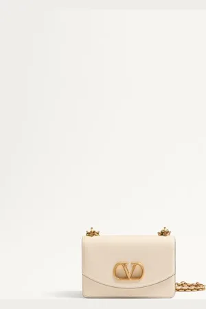 VALENTINO GARAVANI GARAVANI VAIN SMALL SHOULDER BAG IN SHINY CALFSKIN Woman UNI