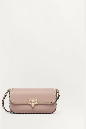 VALENTINO GARAVANI GARAVANI ROCKSTUD SHOULDER BAG IN GRAINY CALFSKIN Woman UNI