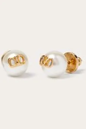 VALENTINO GARAVANI VLOGO SIGNATURE EARRINGS WITH PEARLS Woman UNI