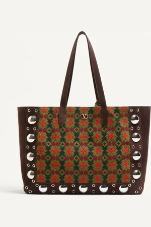 VALENTINO GARAVANI GARAVANI NELLC??TE LARGE SHOPPING BAG IN JACQUARD FABRIC Man UNI
