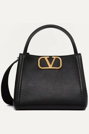 VALENTINO GARAVANI GARAVANI ALLTIME MEDIUM HANDBAG IN GRAINY CALFSKIN Woman UNI