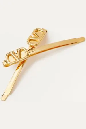 VALENTINO GARAVANI VLOGO SIGNATURE METAL HAIR CLIP Woman UNI