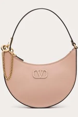 VALENTINO GARAVANI VLOGO SIGNATURE CALFSKIN HOBO MINI BAG WITH JEWEL LOGO Woman UNI