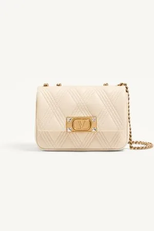 VALENTINO GARAVANI GARAVANI QUILTIE 67 SMALL SHOULDER BAG IN QUILTED NAPPA LEATHER Woman UNI