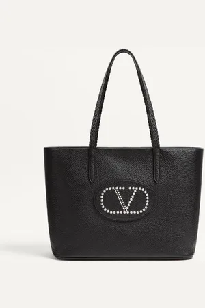 VALENTINO GARAVANI GARAVANI NELLC??TE SHOPPING BAG IN GRAINY CALFSKIN Woman UNI