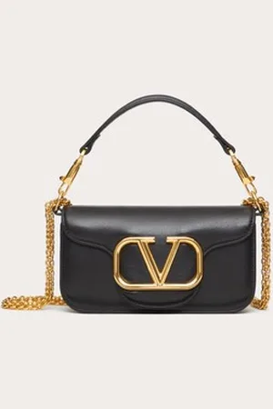 VALENTINO GARAVANI GARAVANI LOC?? SMALL SHOULDER BAG IN CALFSKIN Woman UNI