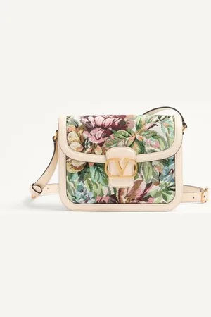 VALENTINO GARAVANI GARAVANI 9TO5 SHOULDER BAG IN VOYAGE IMAGINAIRE JACQUARD FABRIC Woman UNI