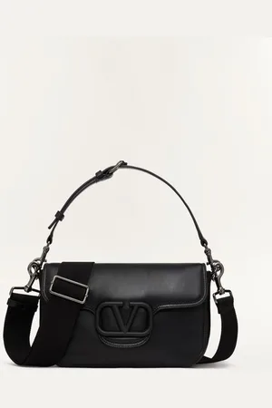 VALENTINO GARAVANI GARAVANI NOIR NAPPA LEATHER SHOULDER BAG Man UNI
