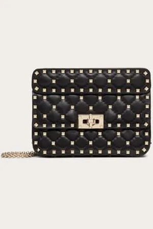 VALENTINO GARAVANI SMALL NAPPA ROCKSTUD SPIKE BAG Woman UNI