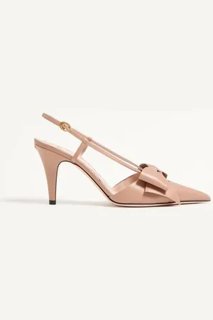 VALENTINO GARAVANI BOWOW SLINGBACK PUMPS IN KIDSKIN 85MM Woman 35.5