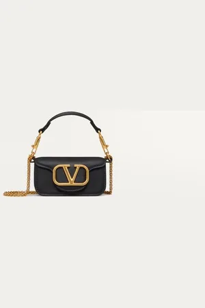 VALENTINO GARAVANI GARAVANI LOC?? MICRO BAG IN CALFSKIN LEATHER WITH CHAIN Woman UNI