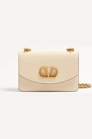 VALENTINO GARAVANI GARAVANI VAIN SHOULDER BAG IN SHINY CALFSKIN Woman UNI