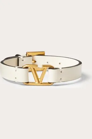 VALENTINO GARAVANI VLOGO SIGNATURE CALFSKIN BRACELET Woman UNI
