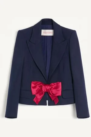 VALENTINO VISCOSE JACKET WITH BOW Woman 36