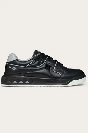 VALENTINO GARAVANI ONE STUD LOW-TOP NAPPA SNEAKER Man 38