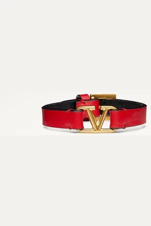VALENTINO GARAVANI VLOGO SIGNATURE CALFSKIN BRACELET Woman UNI