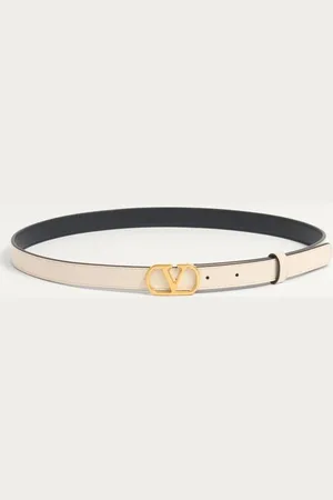 VALENTINO GARAVANI VLOGO SIGNATURE BELT IN SHINY CALFSKIN 20 MM Woman 065