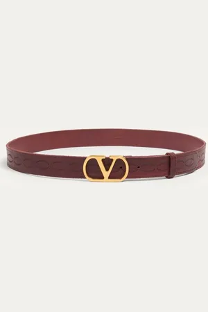 VALENTINO GARAVANI VLOGO SIGNATURE CALFSKIN BELT 30 MM Man 085