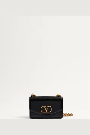 VALENTINO GARAVANI GARAVANI VAIN SMALL SHOULDER BAG IN SHINY CALFSKIN Woman UNI