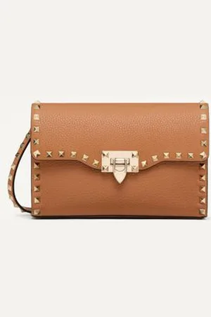 VALENTINO GARAVANI SMALL ROCKSTUD GRAINY CALFSKIN CROSSBODY BAG Woman UNI