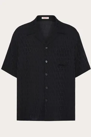 VALENTINO SILK BOWLING SHIRT WITH TOILE ICONOGRAPHE PATTERN Man 44