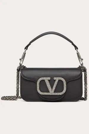 VALENTINO GARAVANI GARAVANI LOC?? SMALL SHOULDER BAG WITH JEWEL LOGO Woman UNI