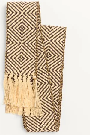 VALENTINO GARAVANI ANTIBES COTTON SCARF WITH FRINGE Man UNI