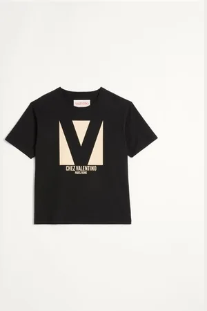 VALENTINO COTTON T-SHIRT WITH CHEZ PRINT Man 3XL