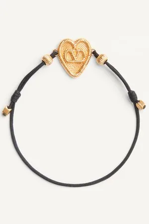 VALENTINO GARAVANI GARAVANI FIL PERDU BRACELET IN WAXED COTTON Woman UNI