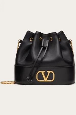 VALENTINO GARAVANI MINI BUCKET BAG IN NAPPA WITH VLOGO SIGNATURE CHAIN Woman UNI