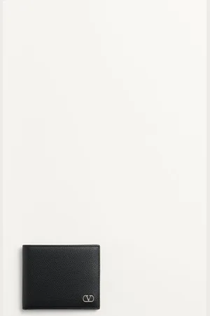 VALENTINO GARAVANI VLOGO SIGNATURE GRAINY CALFSKIN WALLET Man UNI