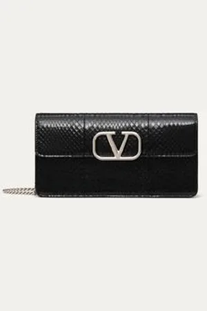 VALENTINO GARAVANI VLOGO SIGNATURE CHAIN WALLET IN AYERS Woman UNI
