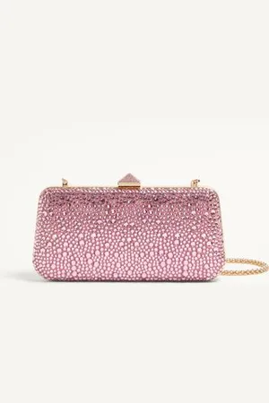VALENTINO GARAVANI CARRY SECRETS RHINESTONE MINAUDIERE Woman UNI