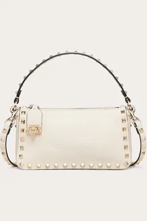 VALENTINO GARAVANI SMALL ROCKSTUD GRAINY CALFSKIN CROSSBODY BAG Woman UNI