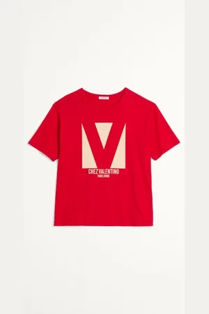 VALENTINO COTTON T-SHIRT WITH CHEZ PRINT Man 3XL