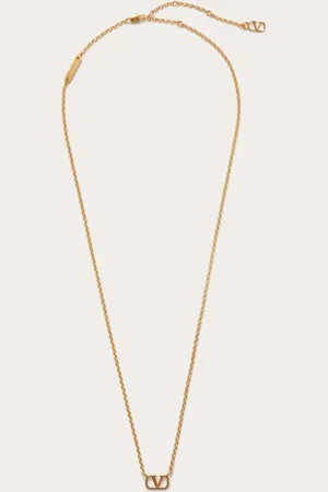 VALENTINO GARAVANI VLOGO SIGNATURE METAL NECKLACE Woman UNI